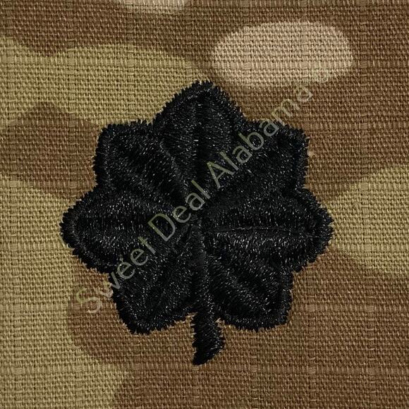 U.S. Army Lieutenant Colonel O-5 OCP Sew-On Rank Insignia, Multi-Camo, 2" x 2" - Picture 1 of 3